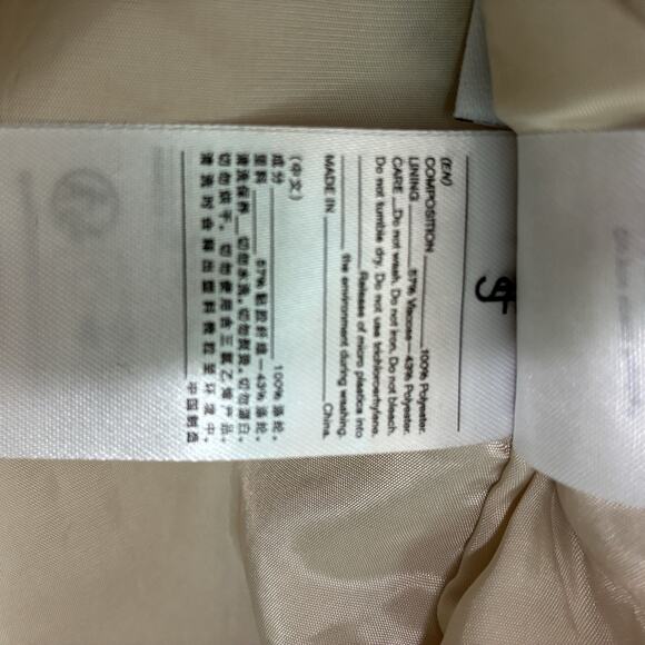 The Frankie Shop Riley Neutral Sequin Ivory Dress S - Picture 11 of 11